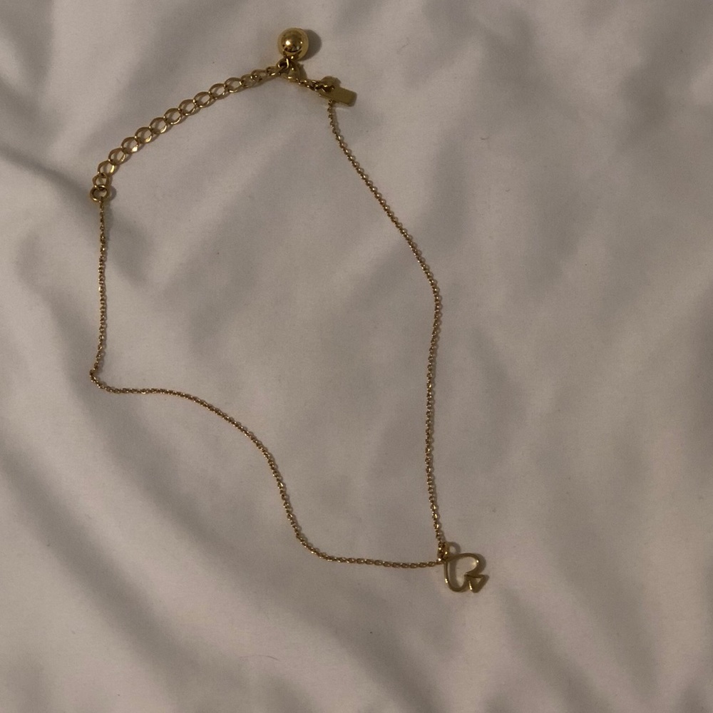 New Kate spade spade necklace